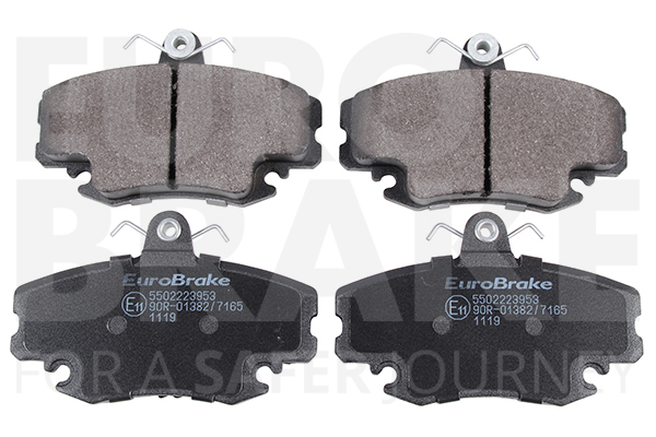Jeu de 4 plaquettes de frein | EUROBRAKE