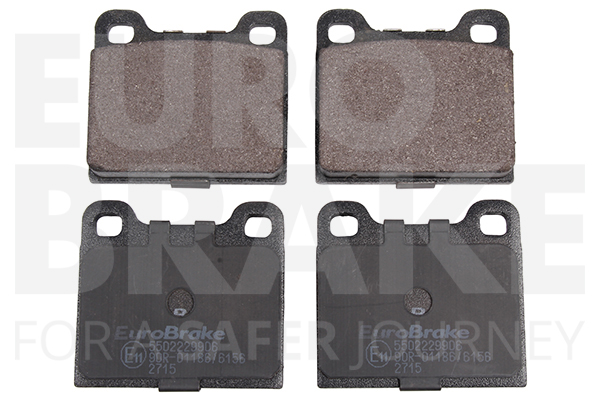 Jeu de 4 plaquettes de frein | EUROBRAKE