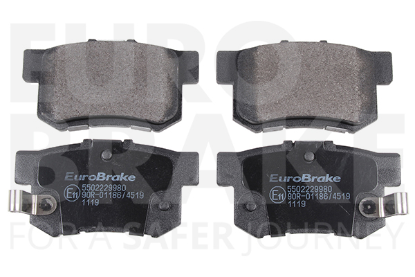 Jeu de 4 plaquettes de frein | EUROBRAKE
