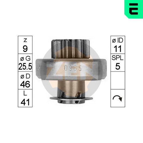 Image du produit pour Embrayage à roue libre, démarreur
