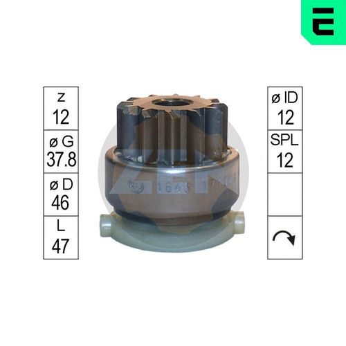 Image du produit pour Embrayage à roue libre, démarreur