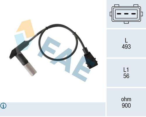 Image du produit pour Capteur d'angle, vilebrequin