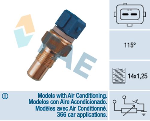 Image du produit pour Sonde de température, liquide de refroidissement