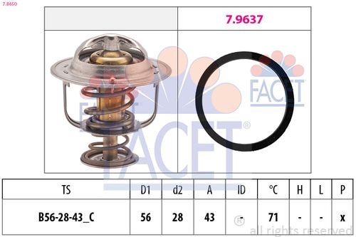 Image du produit pour Thermostat, liqiuide de refroidissement