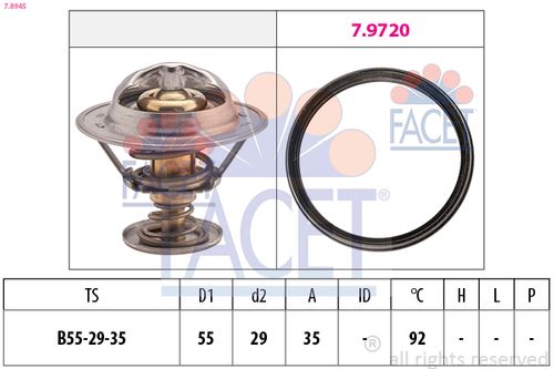 Image du produit pour Thermostat, liqiuide de refroidissement