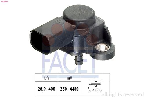 Image du produit pour Capteur, pression des gaz échappement