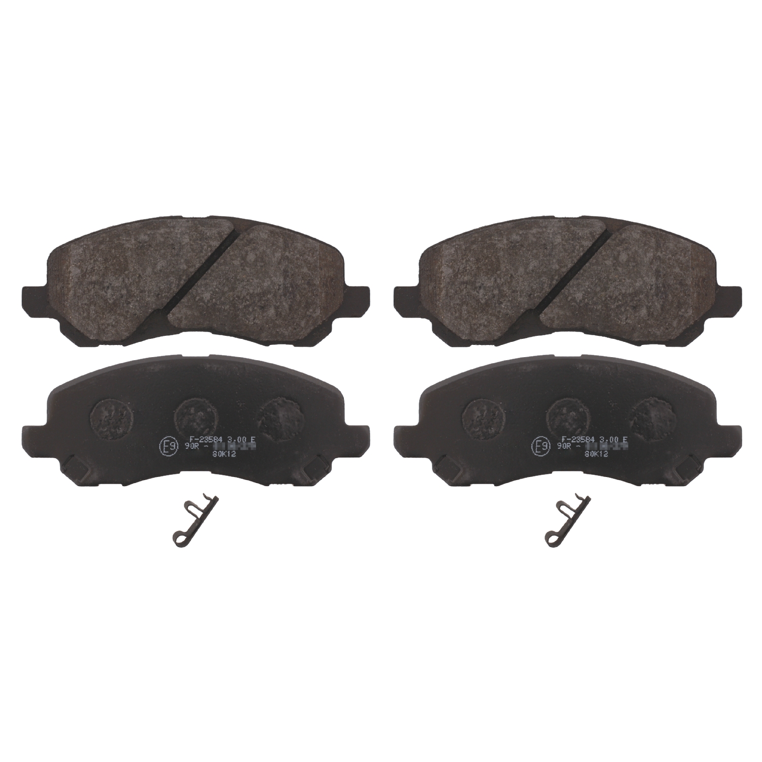 Jeu de 4 plaquettes de frein | FEBI BILSTEIN