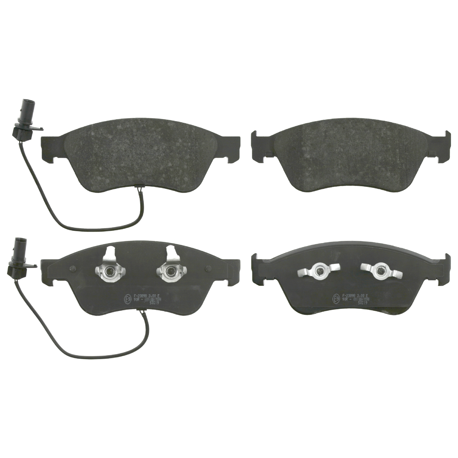 Jeu de 4 plaquettes de frein | FEBI BILSTEIN