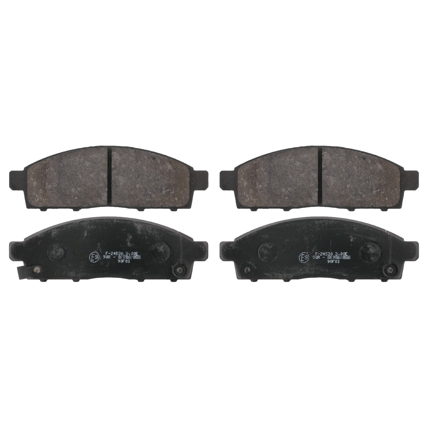 Jeu de 4 plaquettes de frein | FEBI BILSTEIN