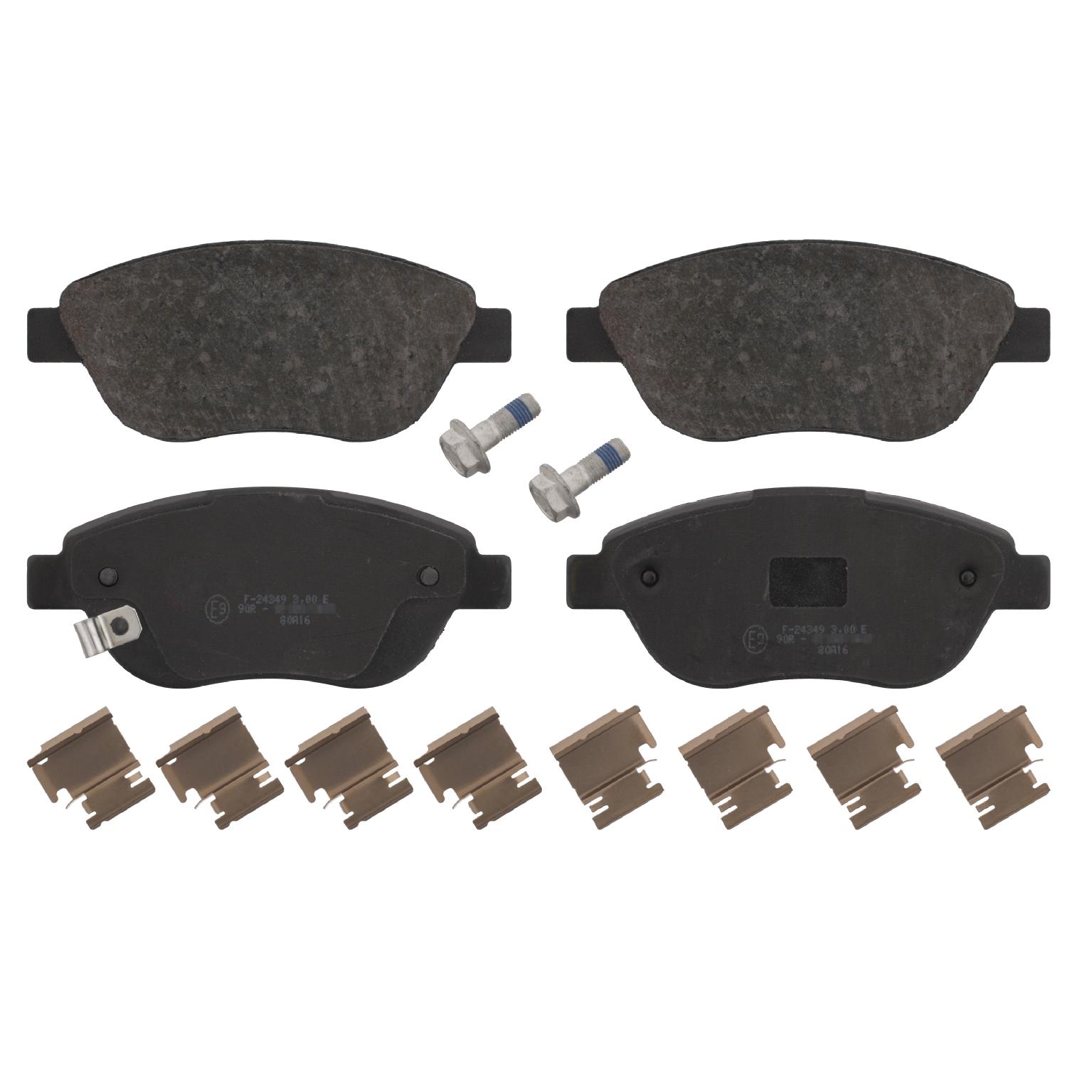 Jeu de 4 plaquettes de frein | FEBI BILSTEIN