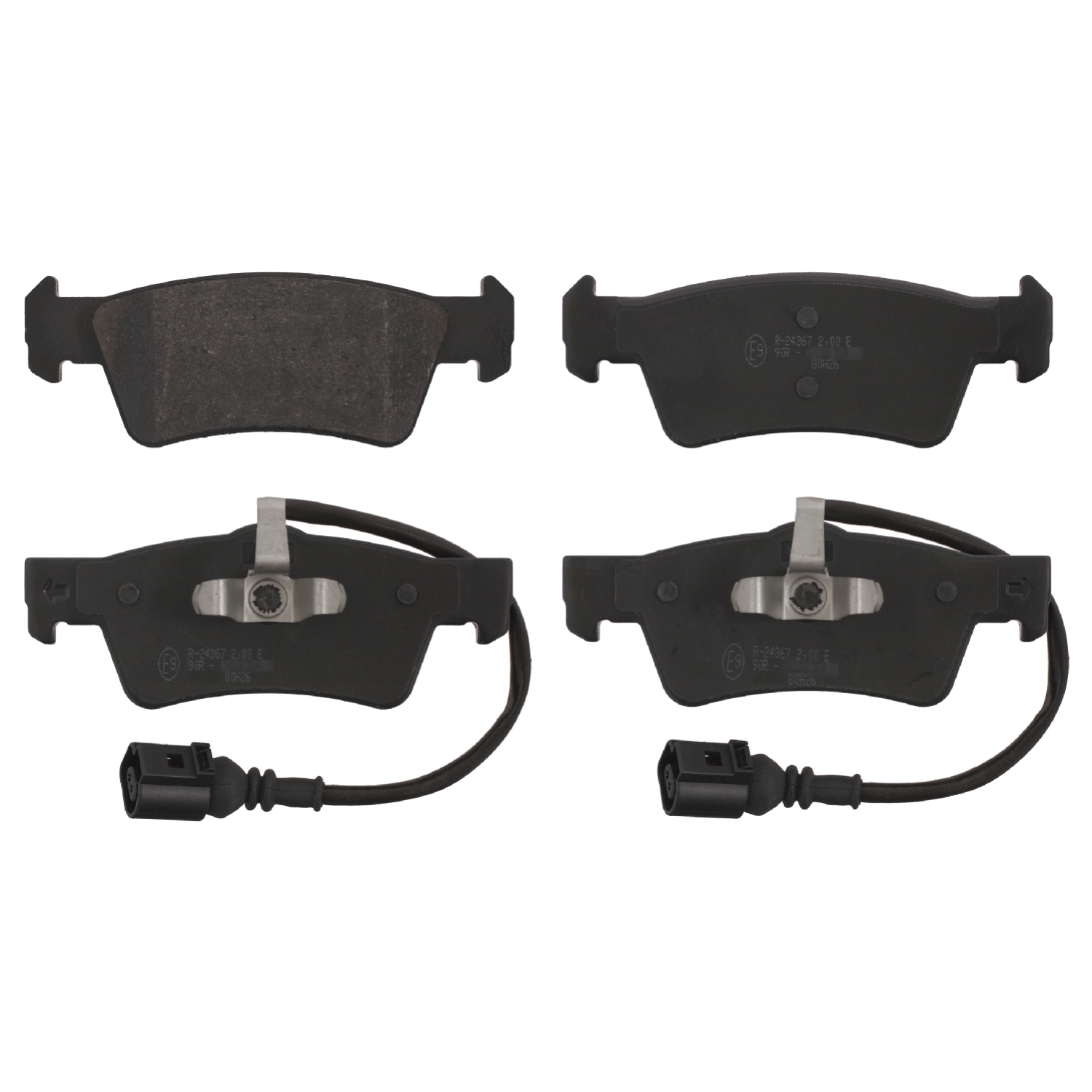 Jeu de 4 plaquettes de frein | FEBI BILSTEIN