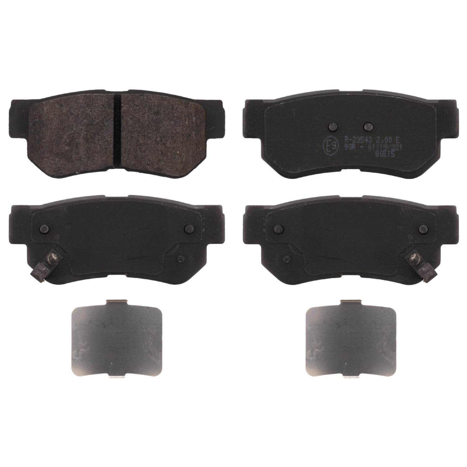 Jeu de 4 plaquettes de frein | FEBI BILSTEIN