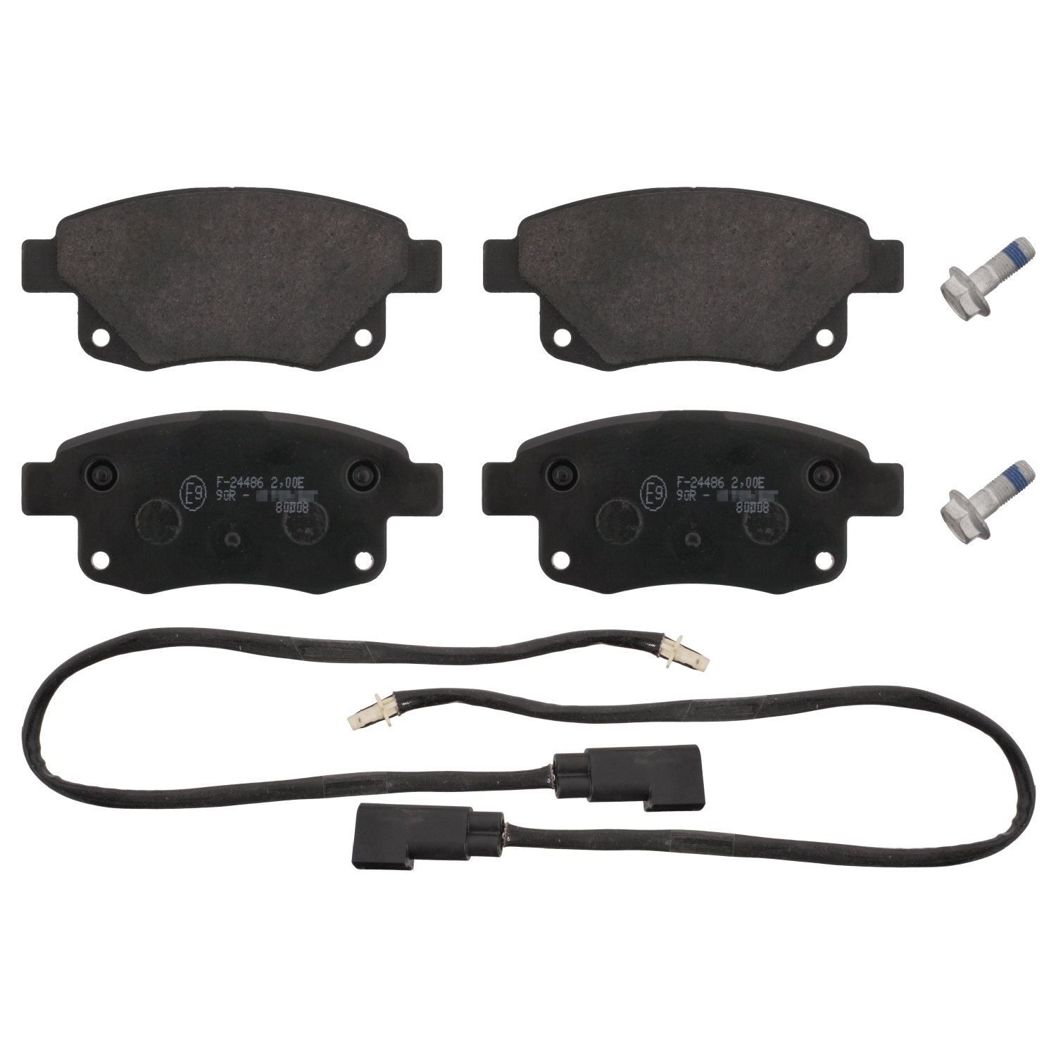 Jeu de 4 plaquettes de frein | FEBI BILSTEIN