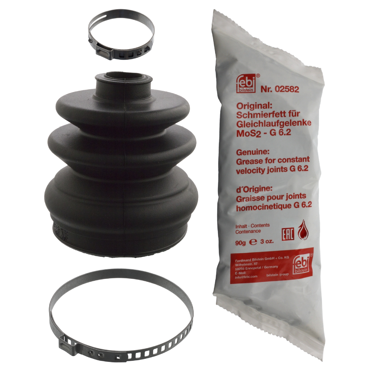 Jeu de joints-soufflets, arbre de commande | FEBI BILSTEIN