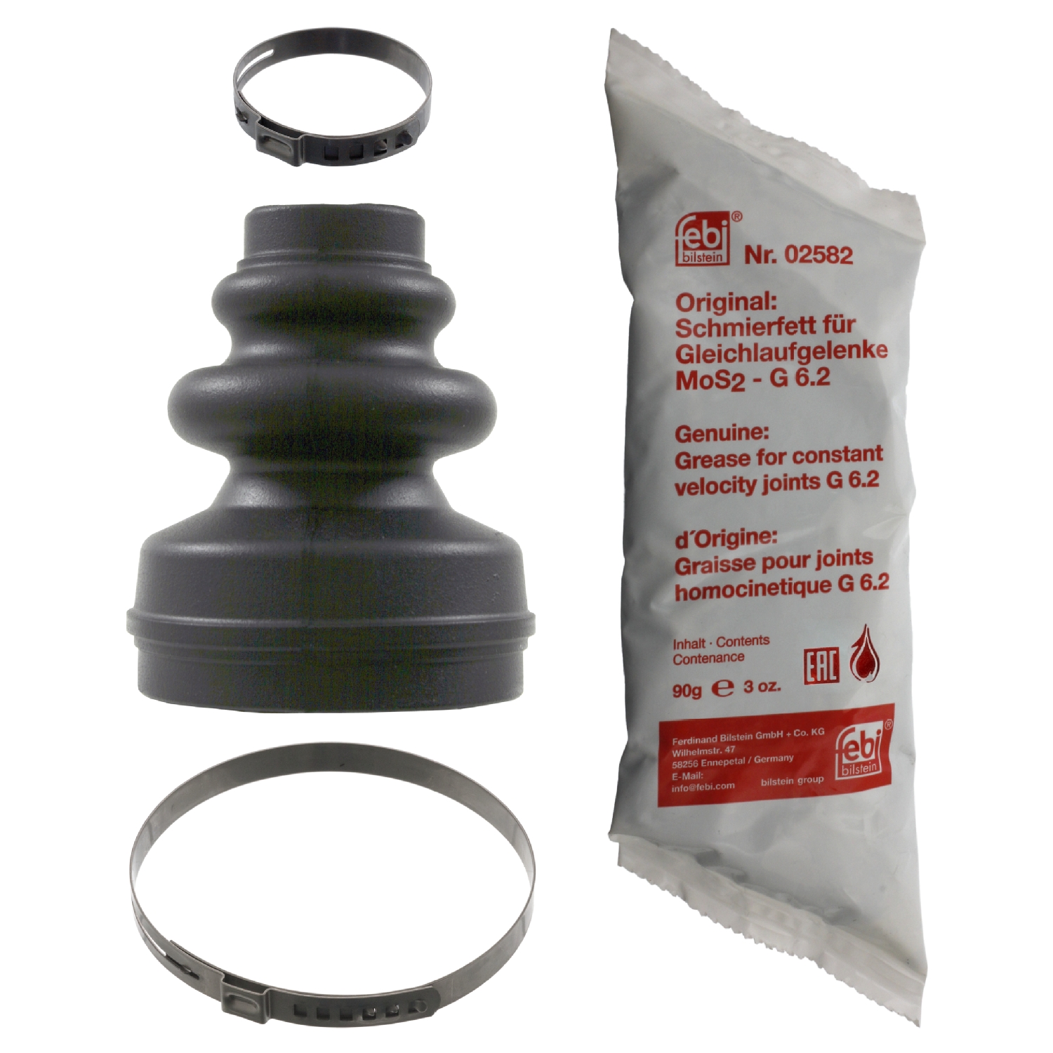 Jeu de joints-soufflets, arbre de commande | FEBI BILSTEIN