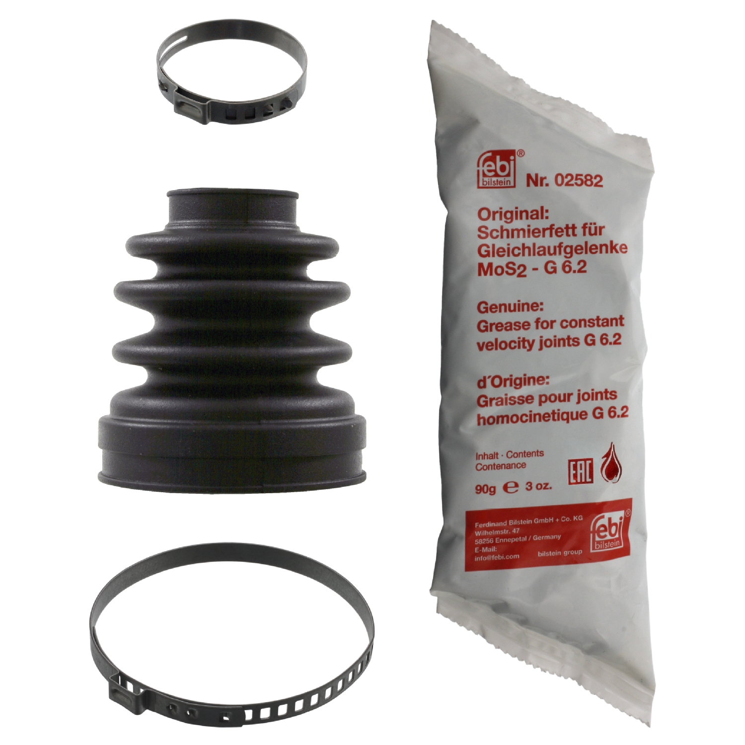 Jeu de joints-soufflets, arbre de commande | FEBI BILSTEIN