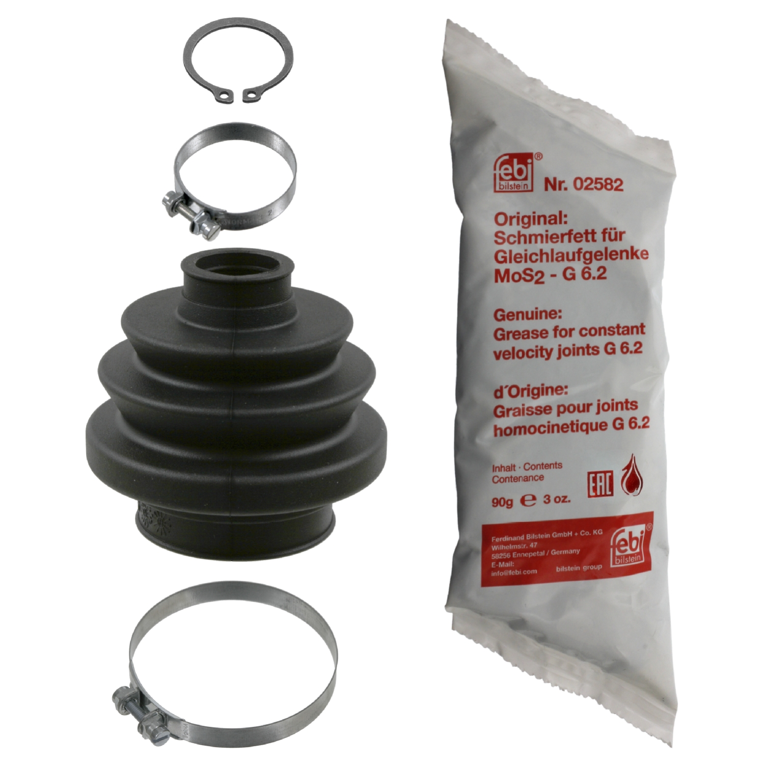 Jeu de joints-soufflets, arbre de commande | FEBI BILSTEIN