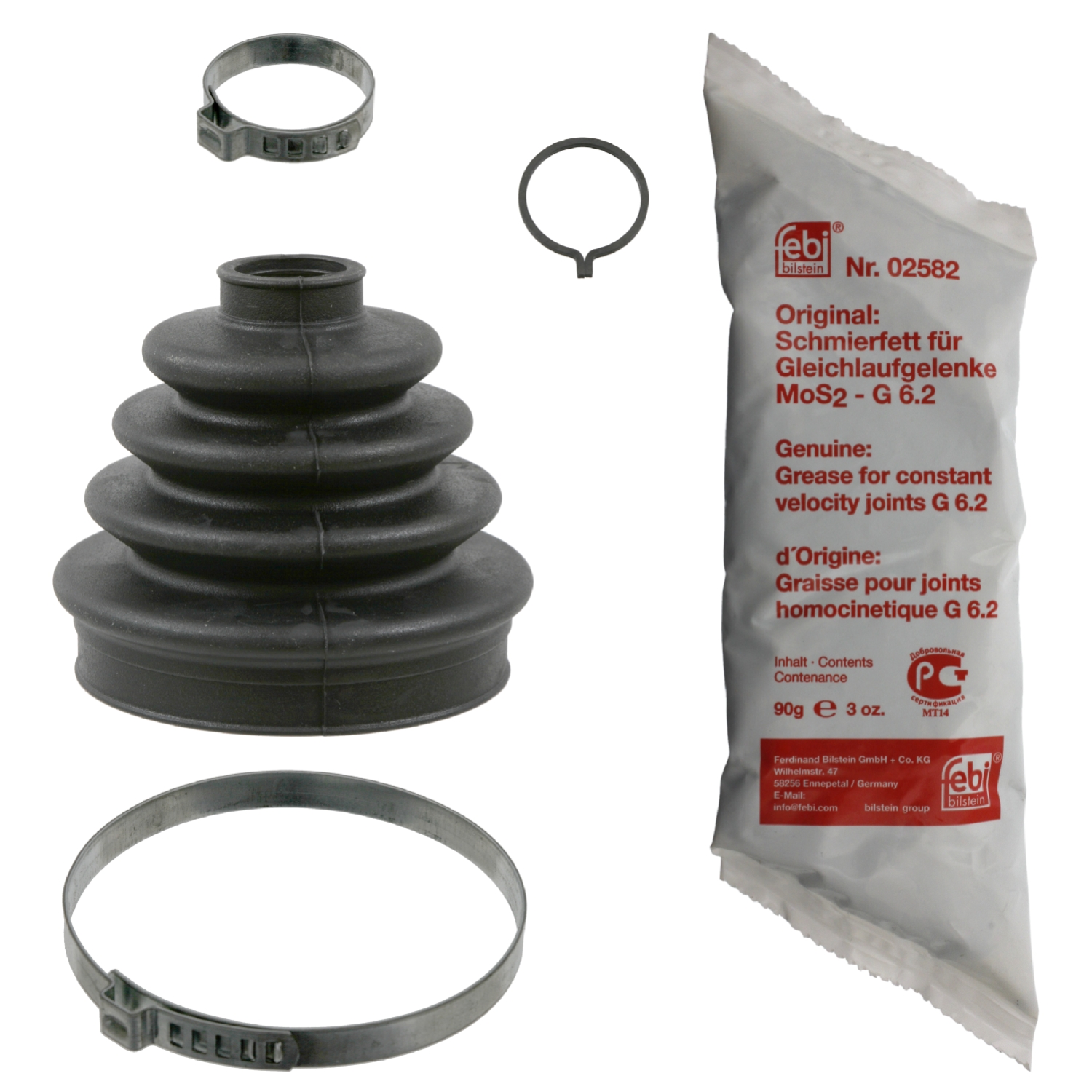 Jeu de joints-soufflets, arbre de commande | FEBI BILSTEIN