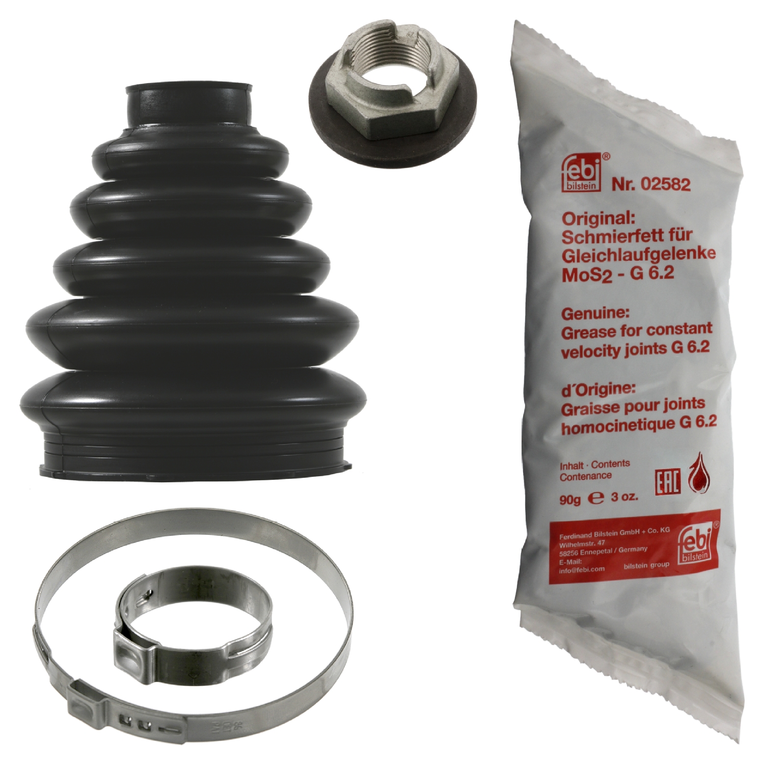 Jeu de joints-soufflets, arbre de commande | FEBI BILSTEIN