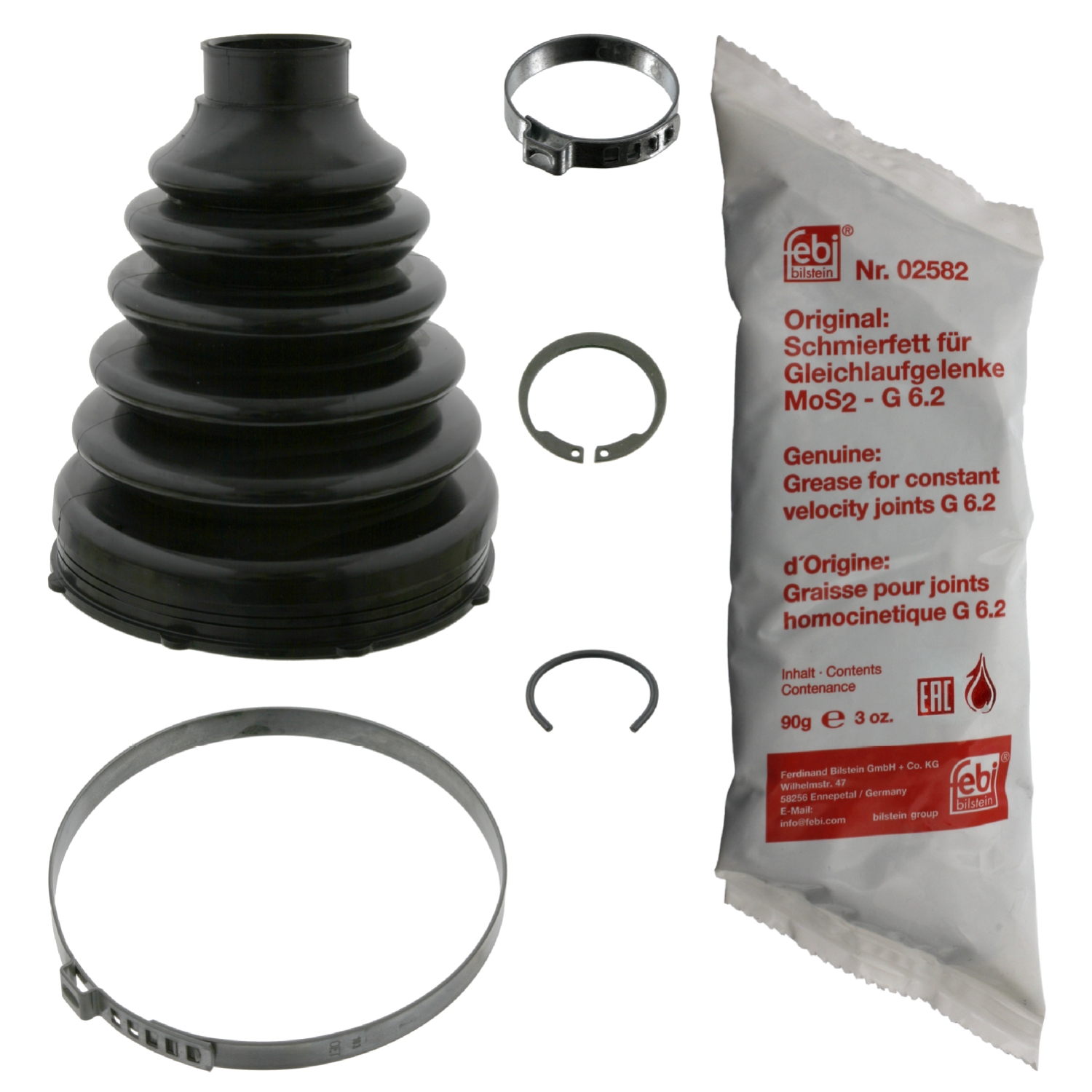 Jeu de joints-soufflets, arbre de commande | FEBI BILSTEIN