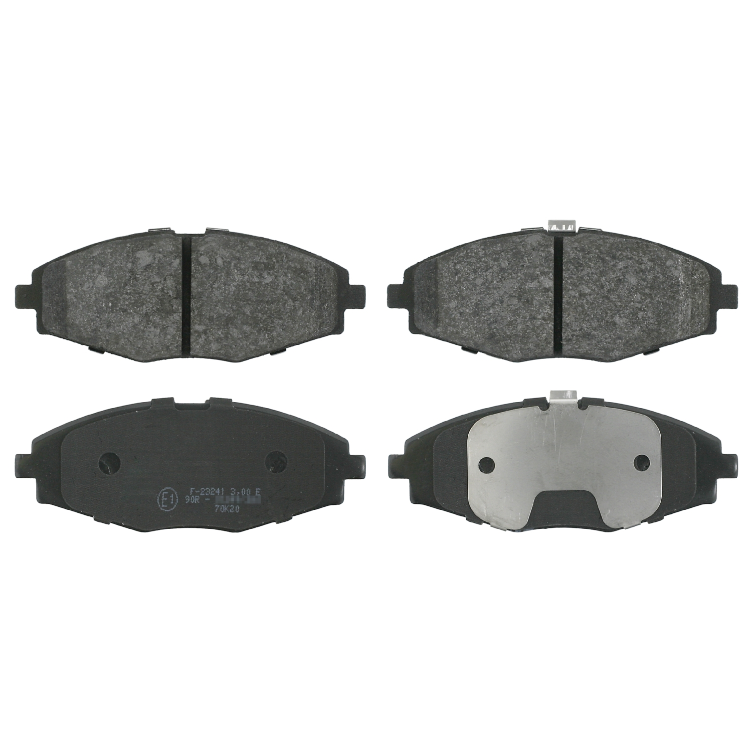 Jeu de 4 plaquettes de frein | FEBI BILSTEIN