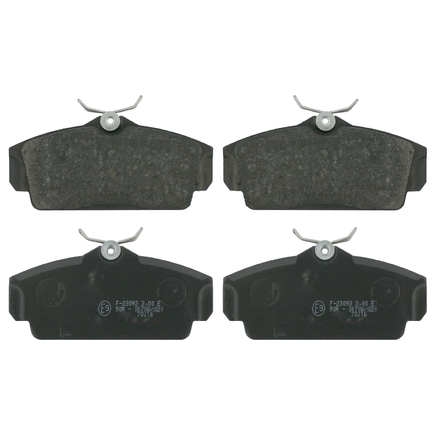 Jeu de 4 plaquettes de frein | FEBI BILSTEIN