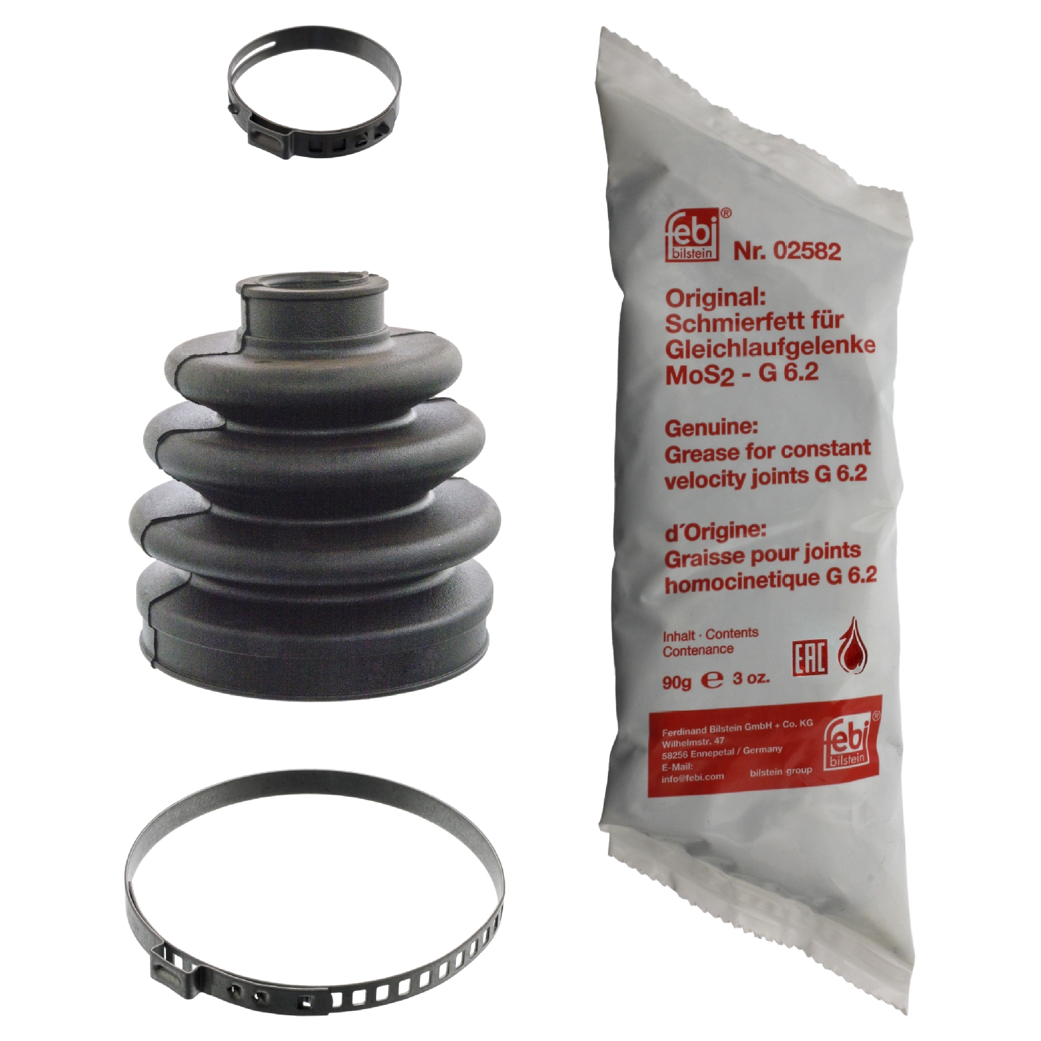 Jeu de joints-soufflets, arbre de commande | FEBI BILSTEIN