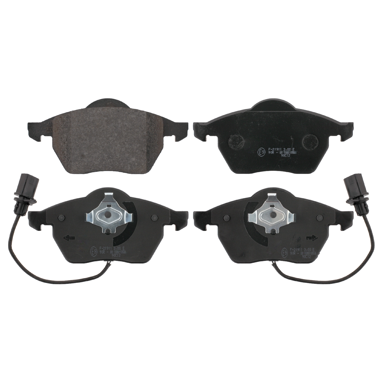 Jeu de 4 plaquettes de frein | FEBI BILSTEIN