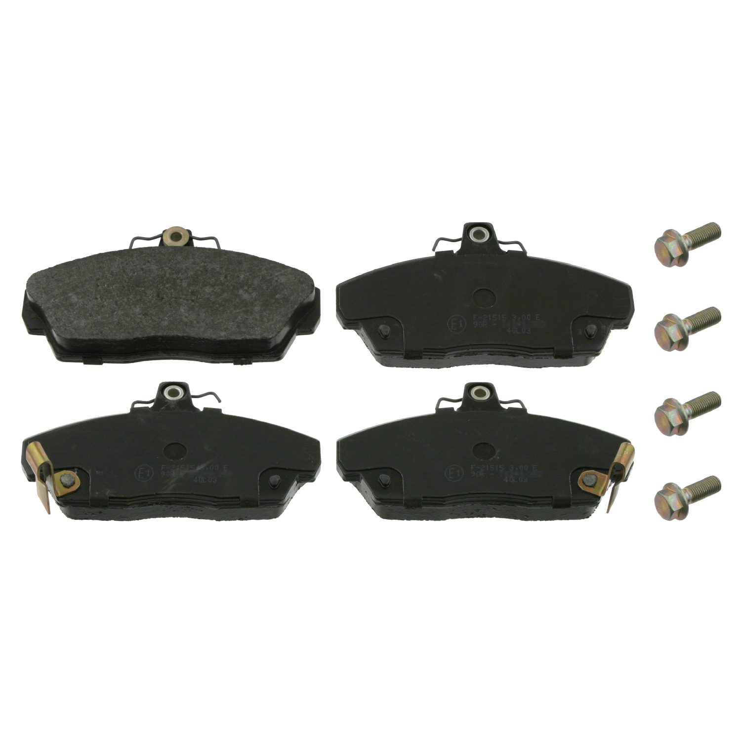 Jeu de 4 plaquettes de frein | FEBI BILSTEIN