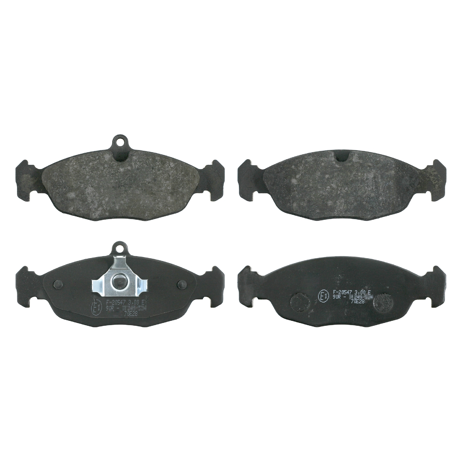 Jeu de 4 plaquettes de frein | FEBI BILSTEIN