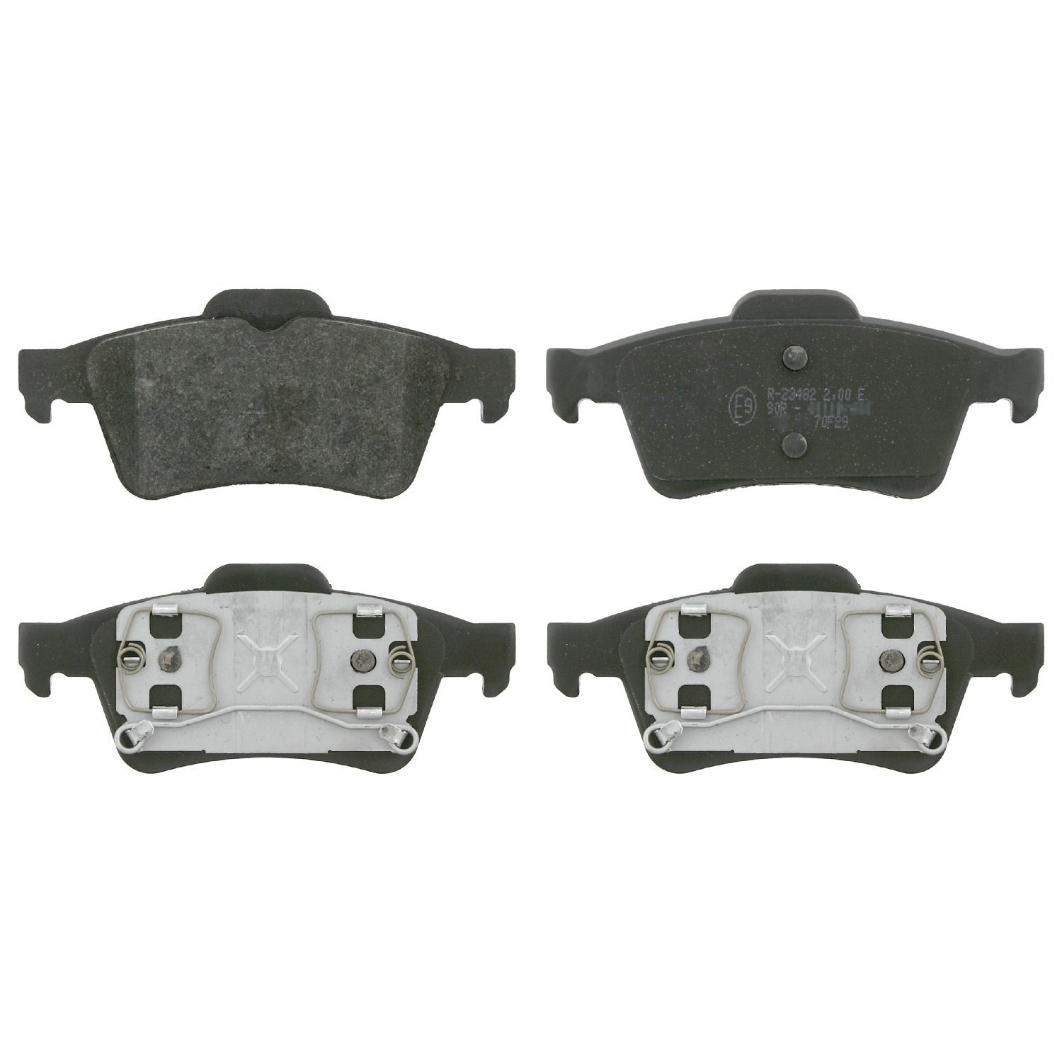 Jeu de 4 plaquettes de frein | FEBI BILSTEIN