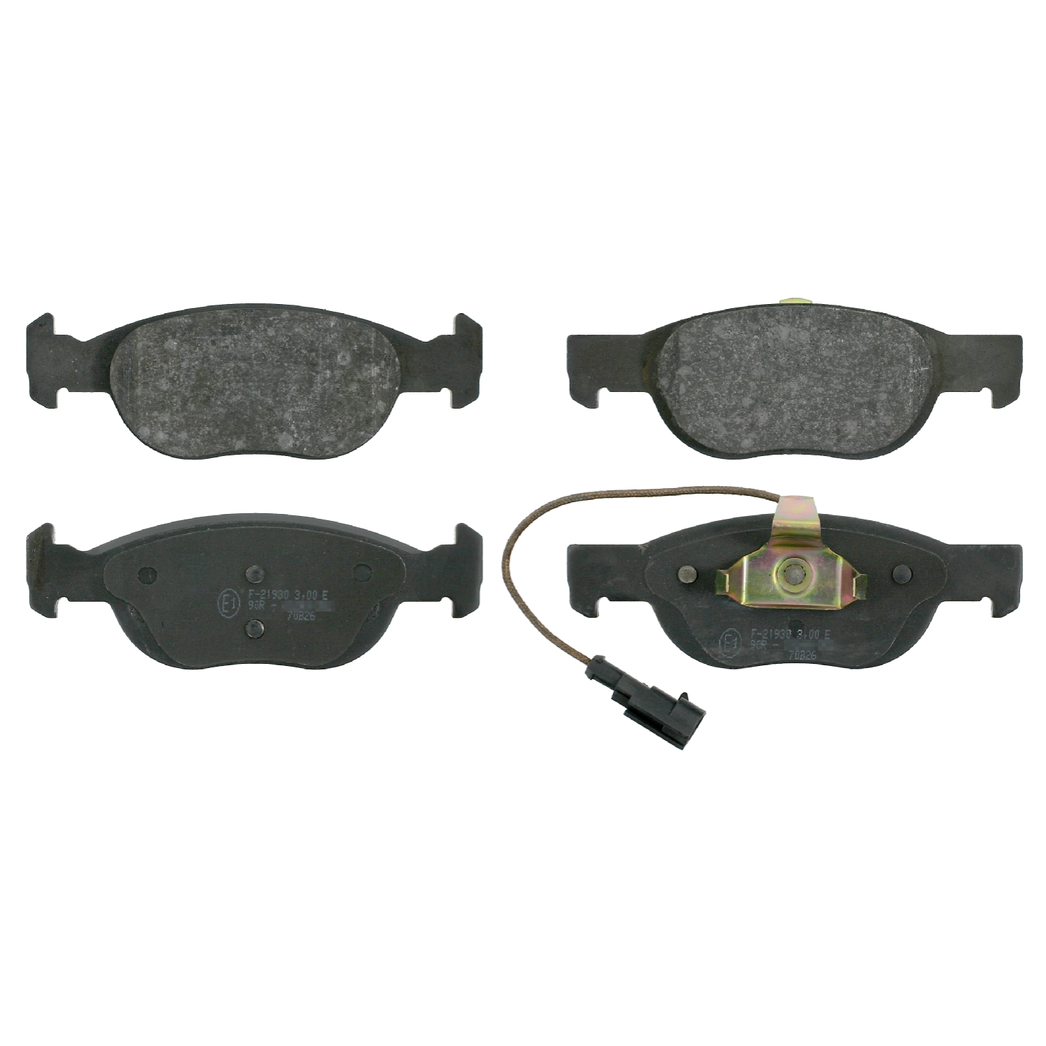 Jeu de 4 plaquettes de frein | FEBI BILSTEIN