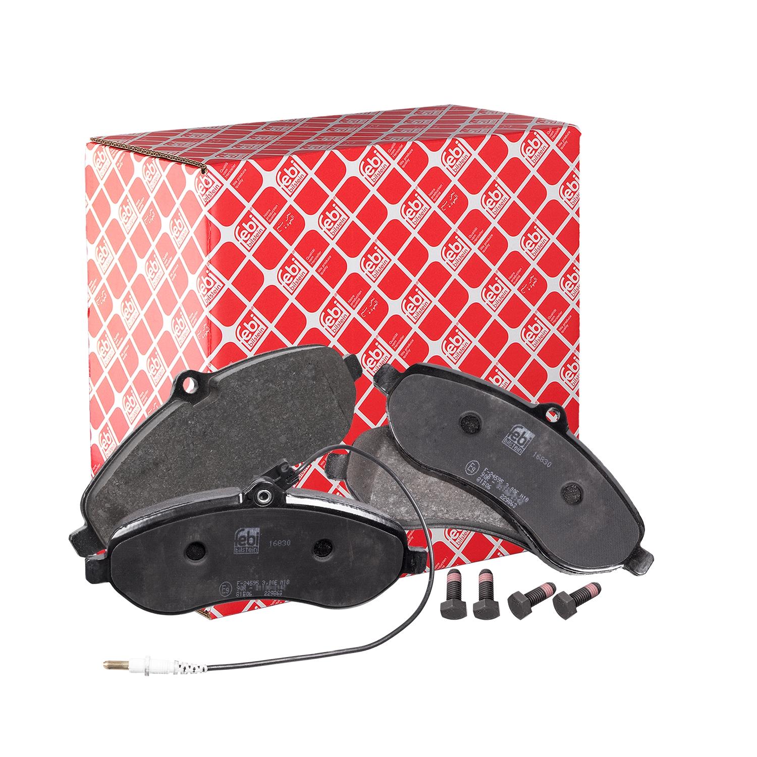 Jeu de 4 plaquettes de frein | FEBI BILSTEIN