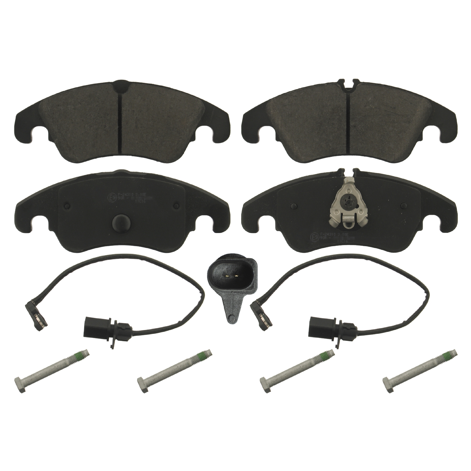 Jeu de 4 plaquettes de frein | FEBI BILSTEIN