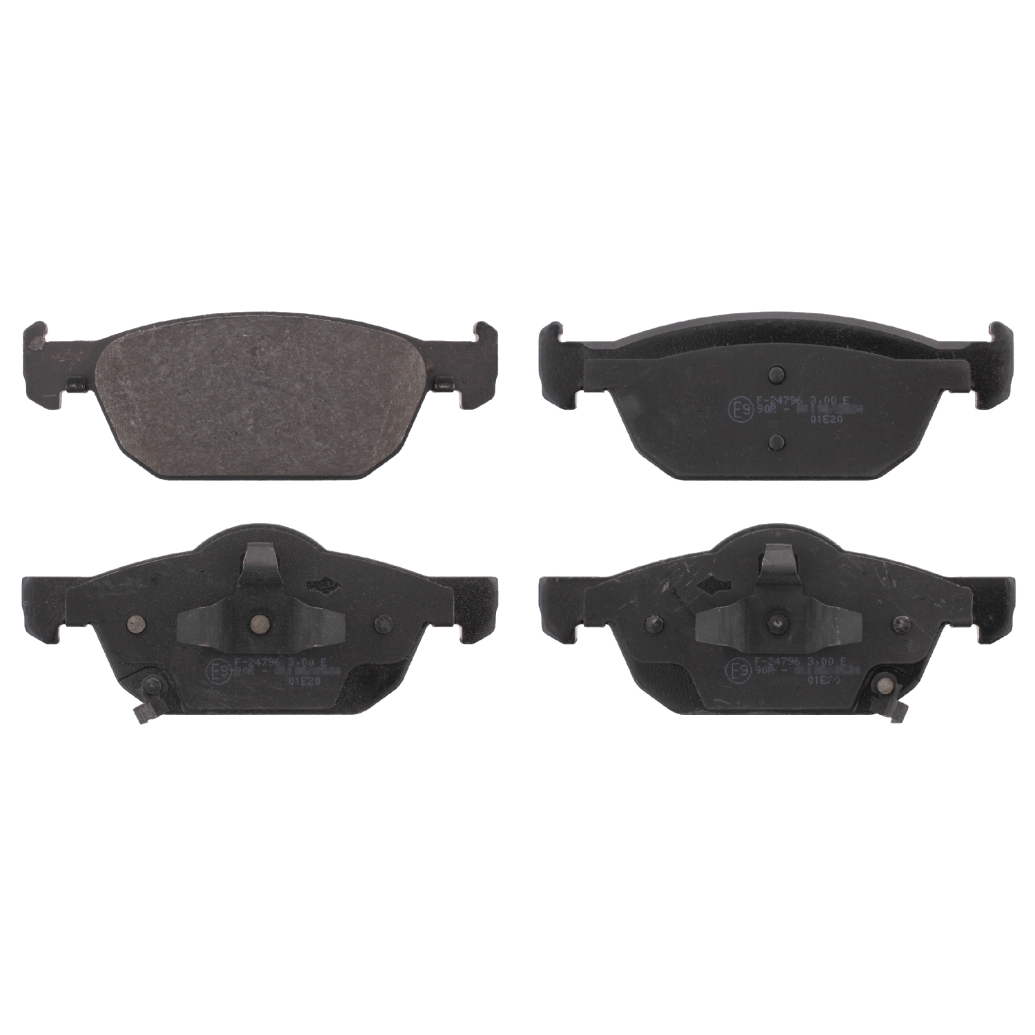 Jeu de 4 plaquettes de frein | FEBI BILSTEIN