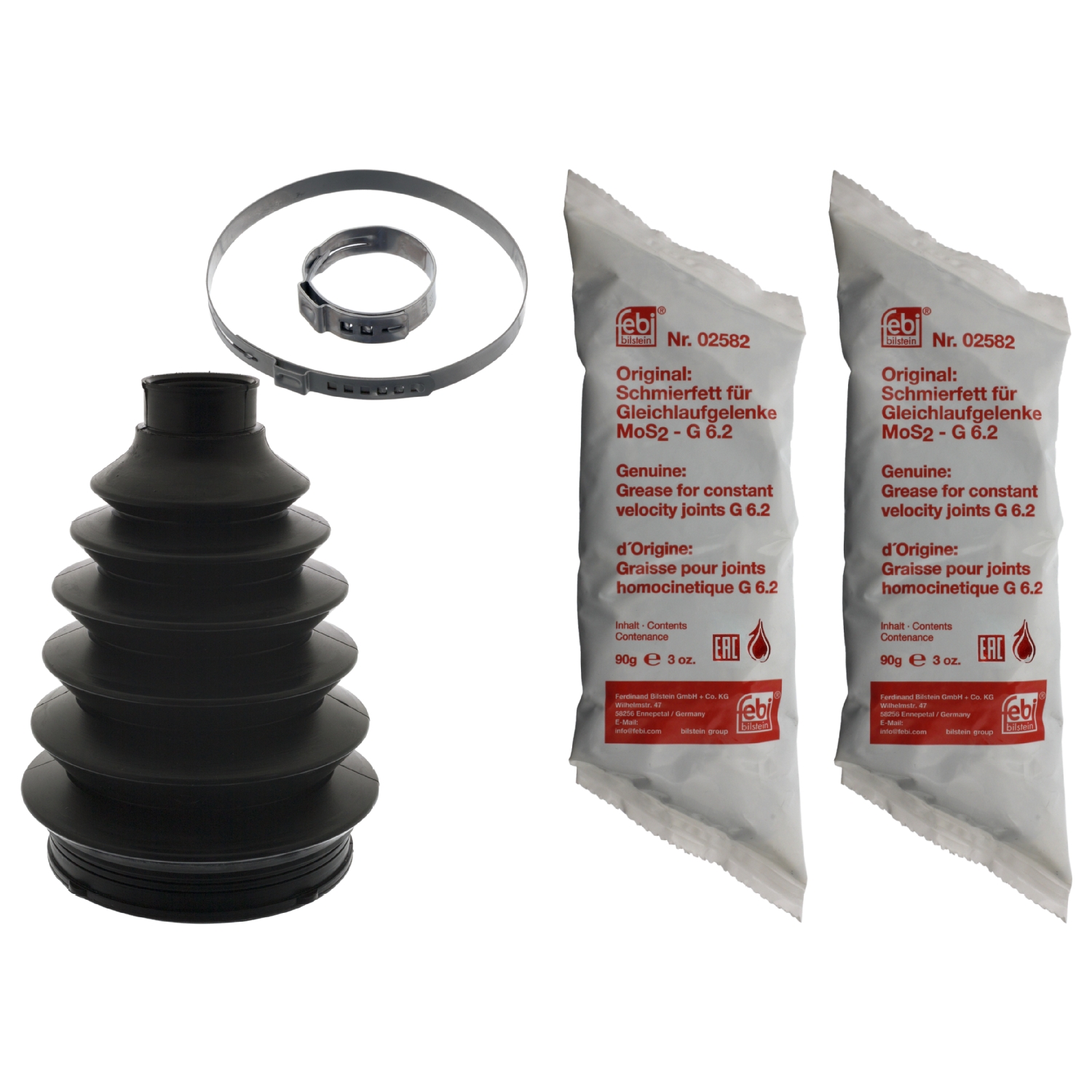 Jeu de joints-soufflets, arbre de commande | FEBI BILSTEIN