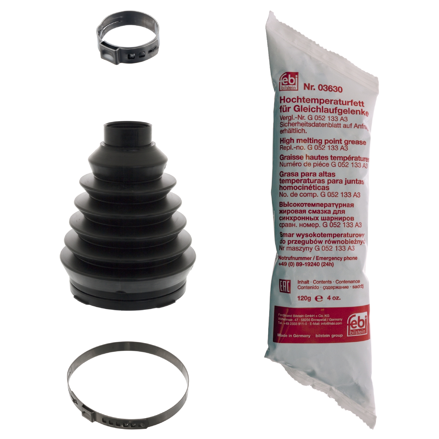 Jeu de joints-soufflets, arbre de commande | FEBI BILSTEIN