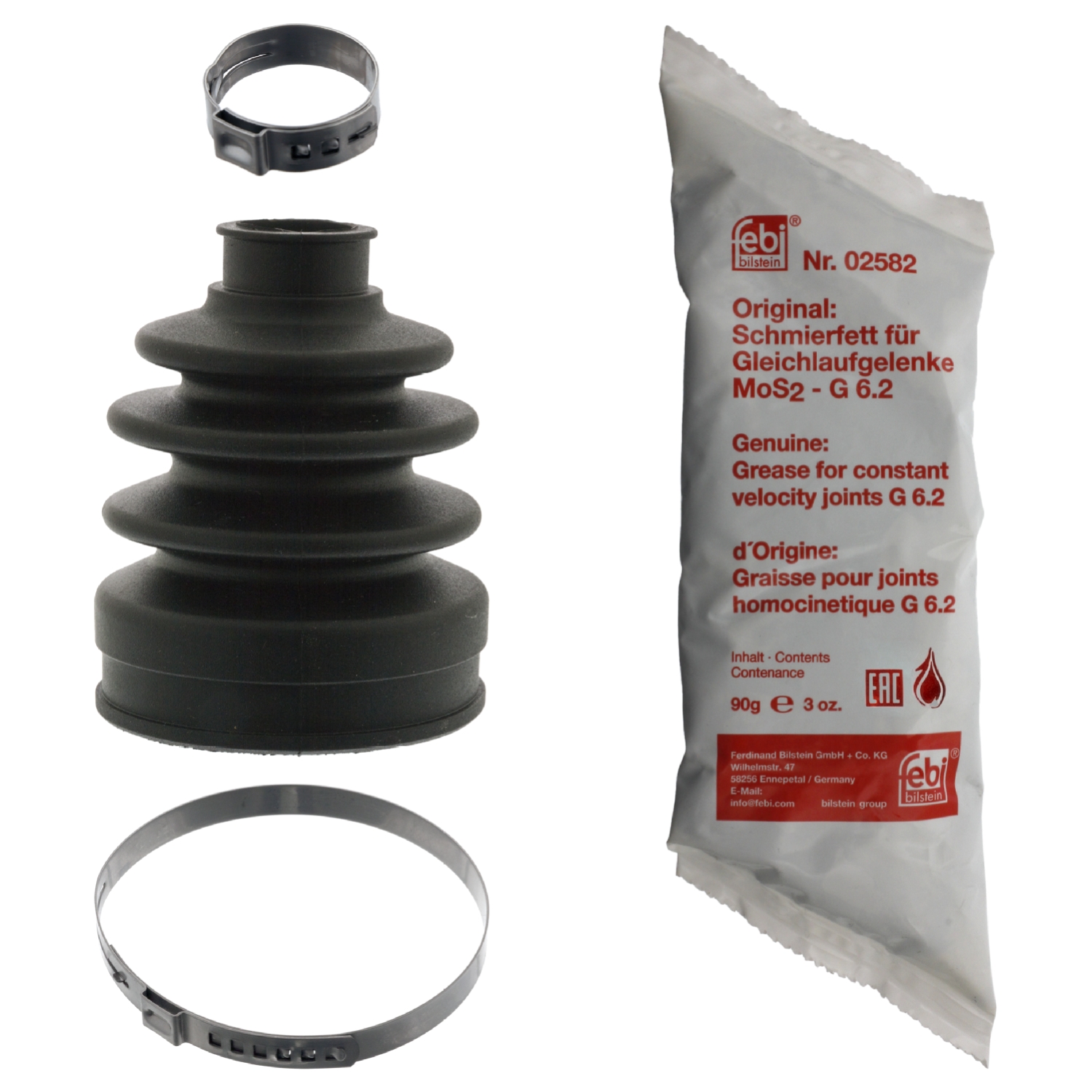 Jeu de joints-soufflets, arbre de commande | FEBI BILSTEIN