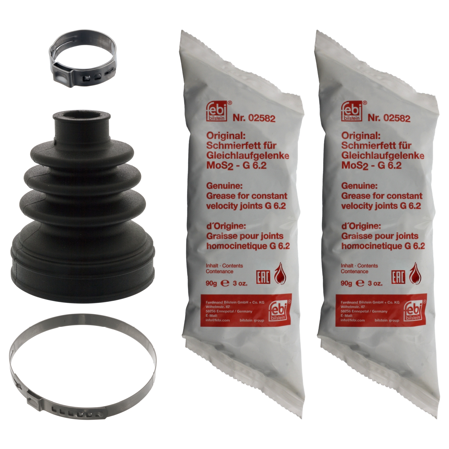 Jeu de joints-soufflets, arbre de commande | FEBI BILSTEIN