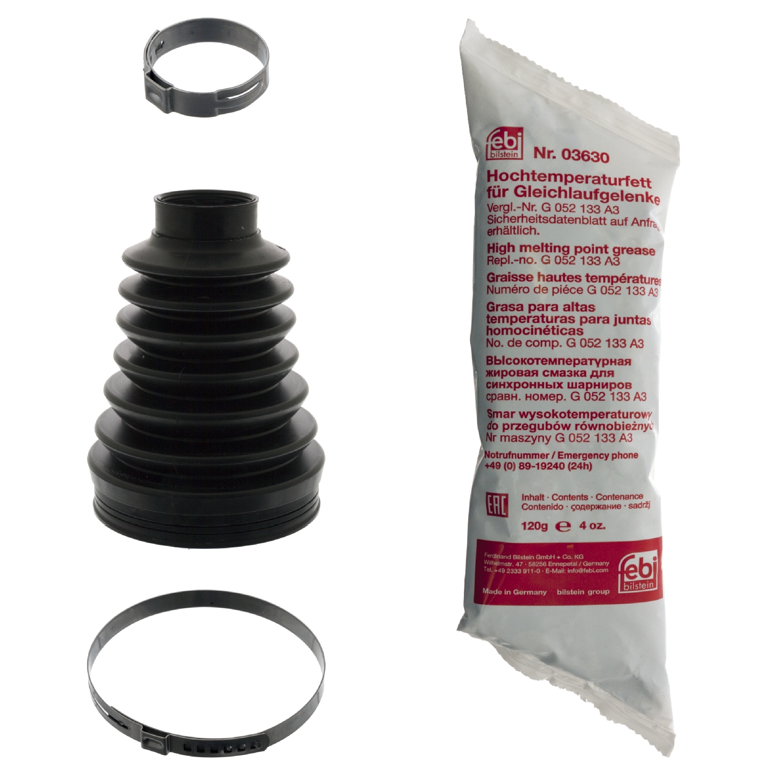 Jeu de joints-soufflets, arbre de commande | FEBI BILSTEIN