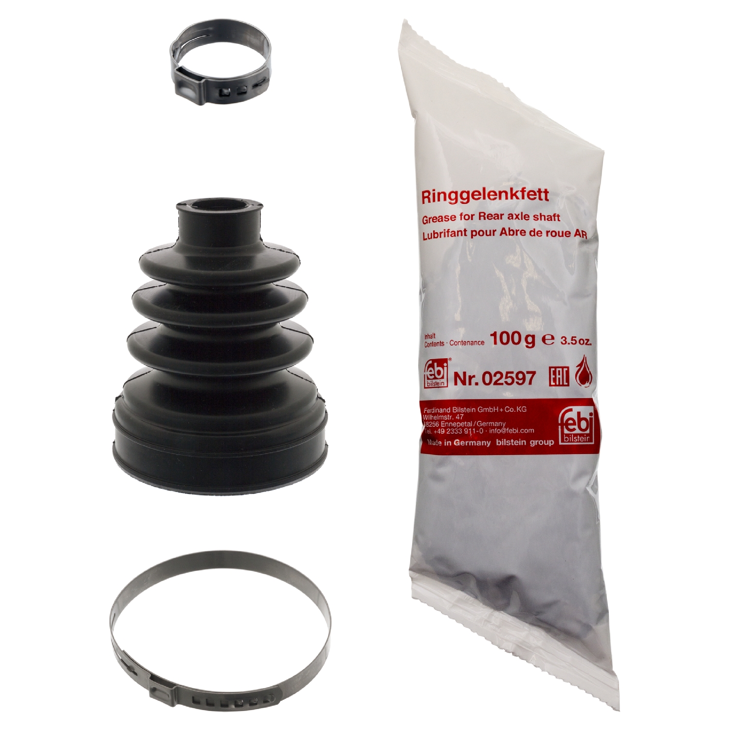 Jeu de joints-soufflets, arbre de commande | FEBI BILSTEIN