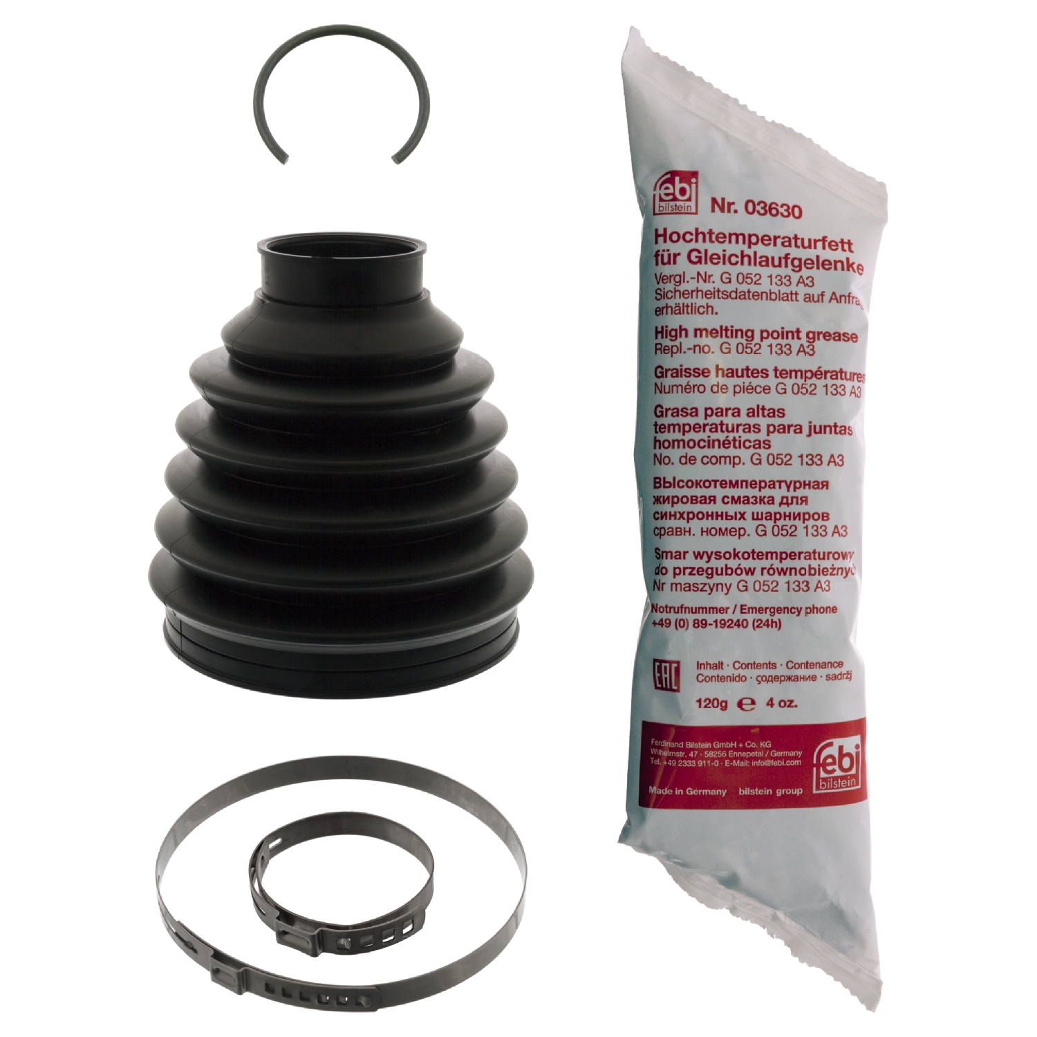 Jeu de joints-soufflets, arbre de commande | FEBI BILSTEIN