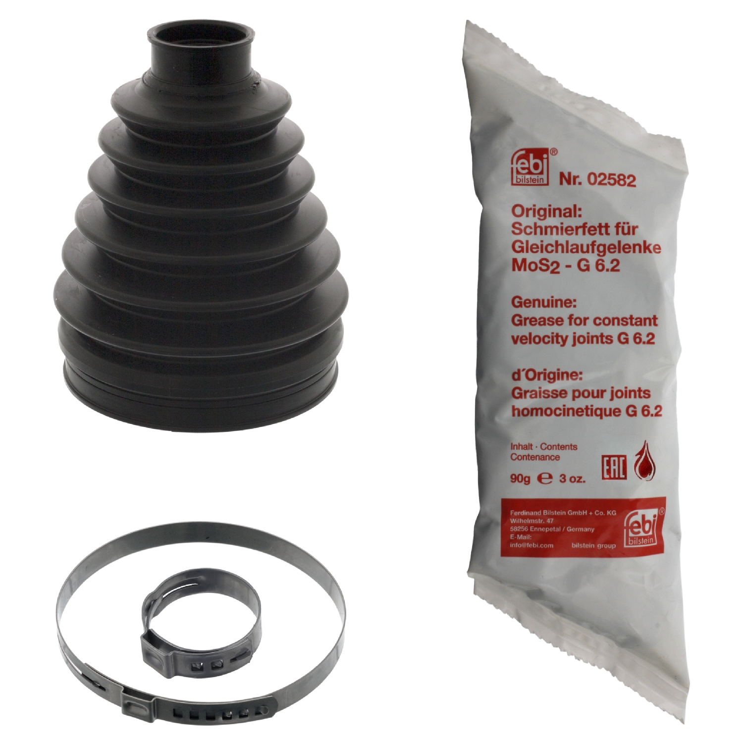 Jeu de joints-soufflets, arbre de commande | FEBI BILSTEIN