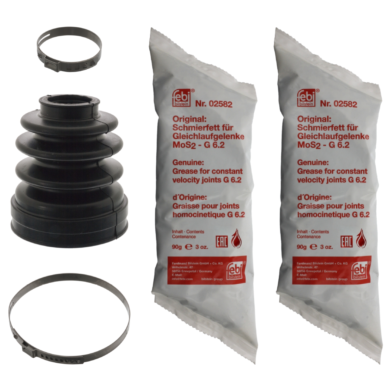 Jeu de joints-soufflets, arbre de commande | FEBI BILSTEIN