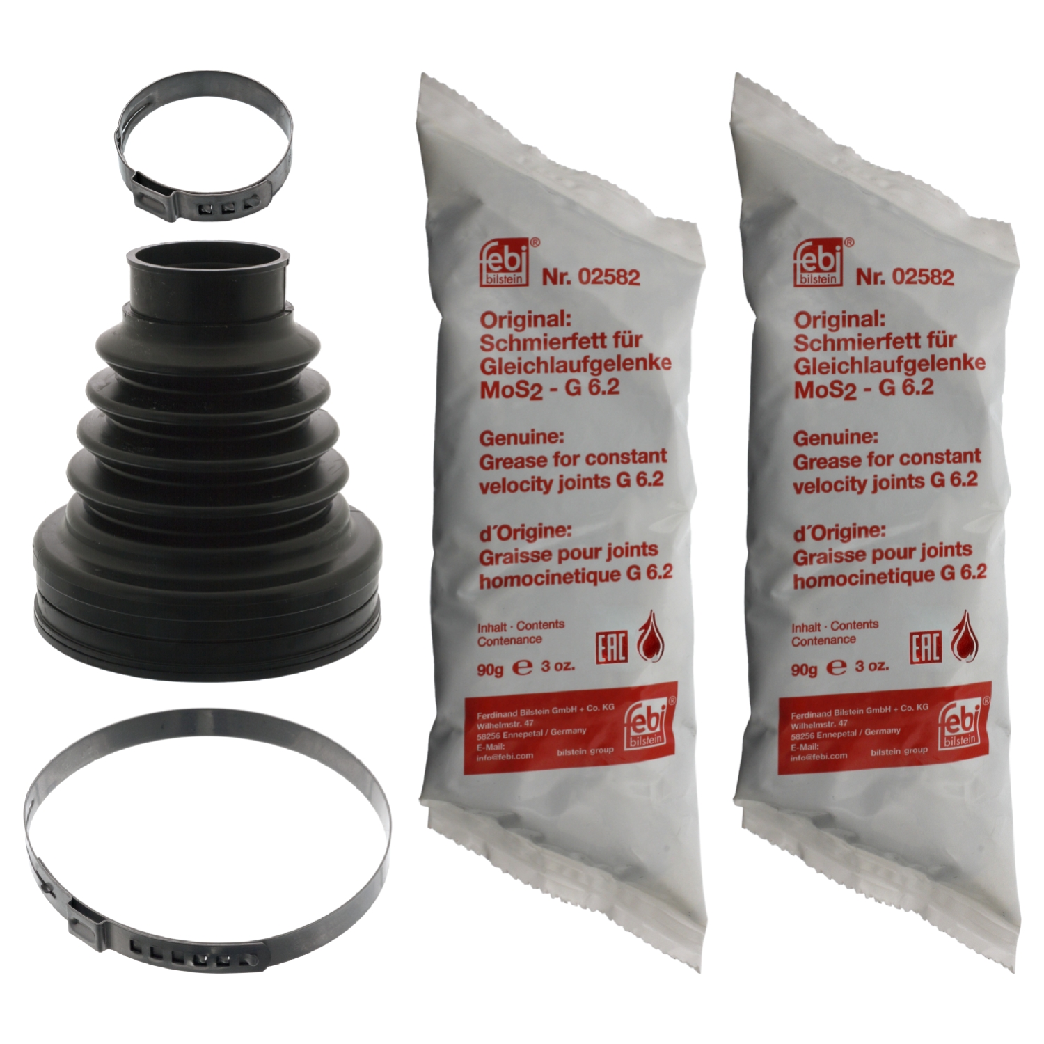 Jeu de joints-soufflets, arbre de commande | FEBI BILSTEIN