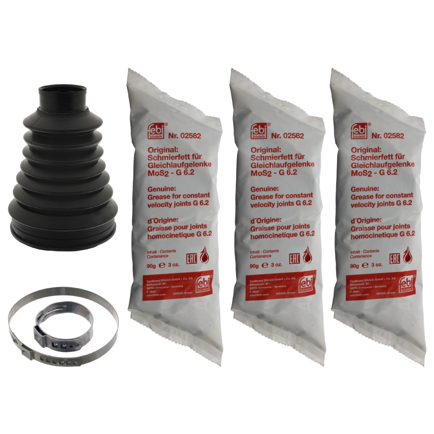 Jeu de joints-soufflets, arbre de commande | FEBI BILSTEIN