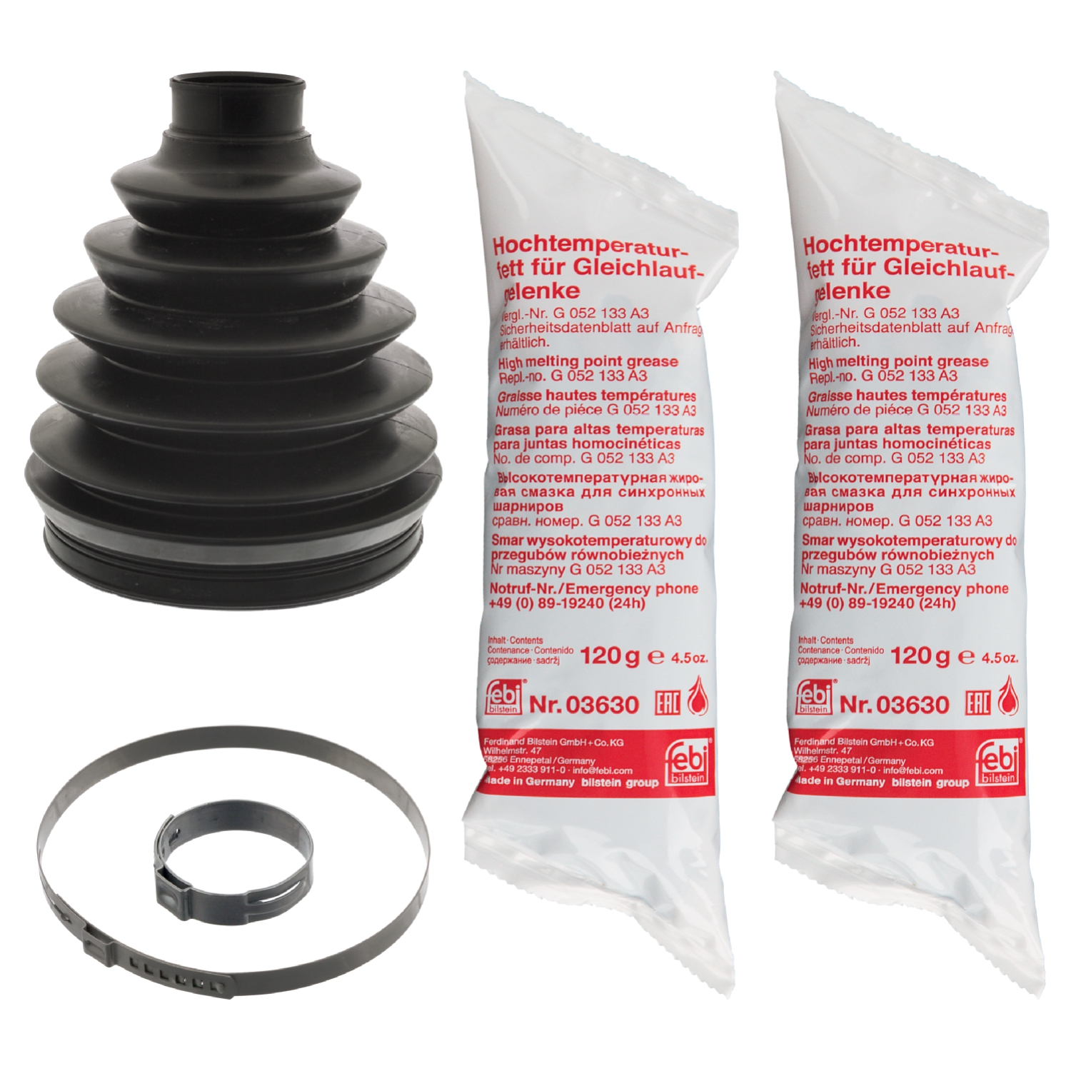 Jeu de joints-soufflets, arbre de commande | FEBI BILSTEIN