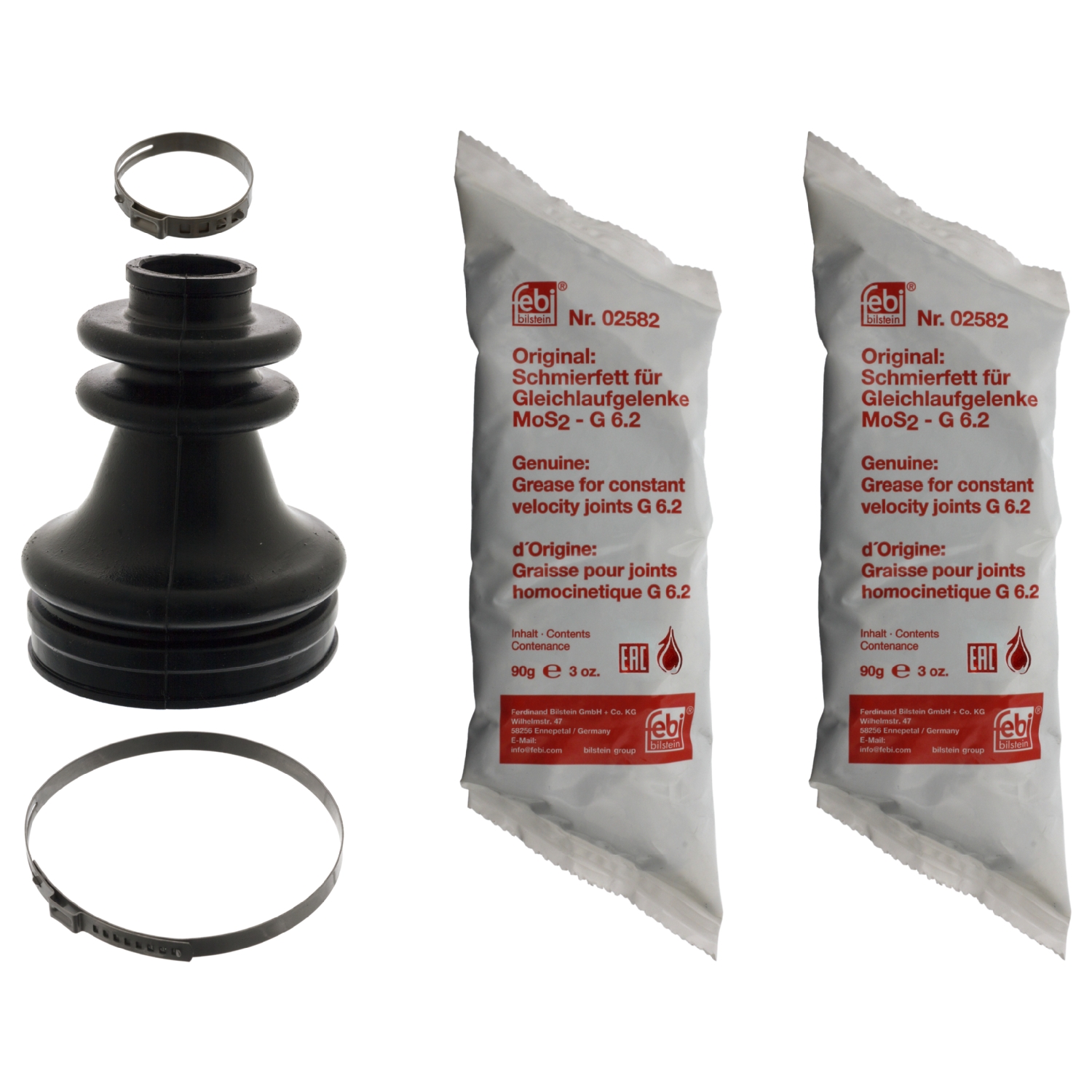 Jeu de joints-soufflets, arbre de commande | FEBI BILSTEIN