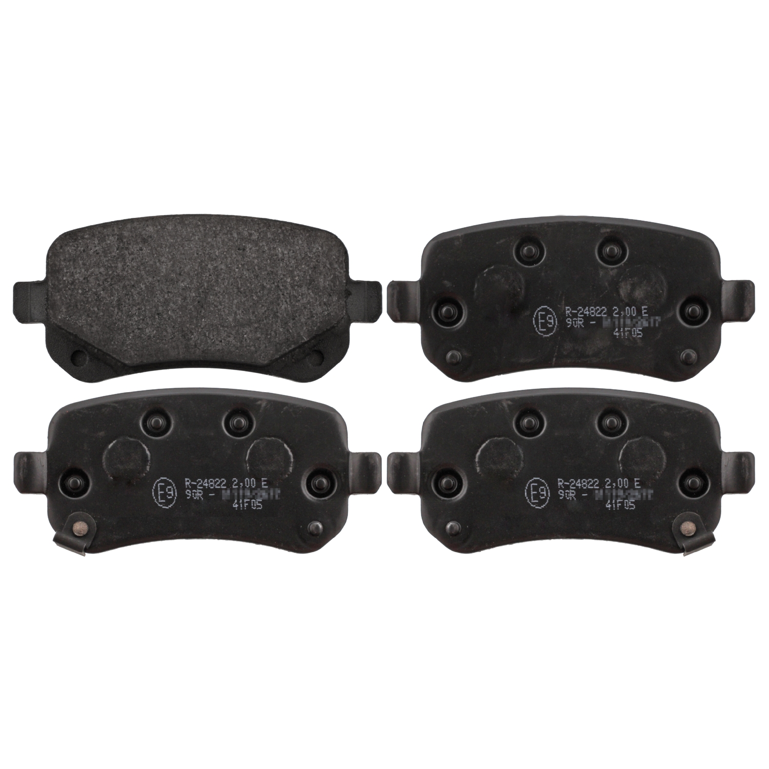 Jeu de 4 plaquettes de frein | FEBI BILSTEIN