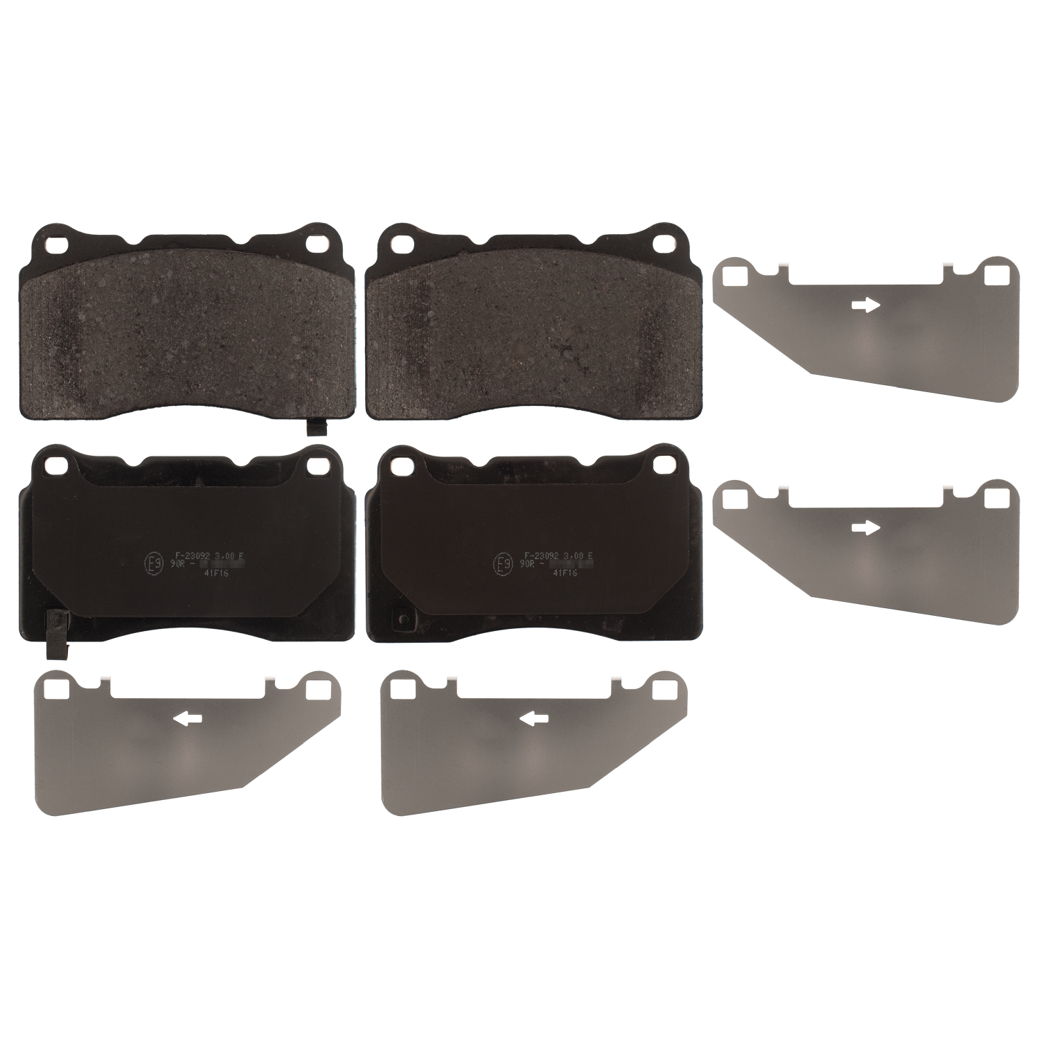 Jeu de 4 plaquettes de frein | FEBI BILSTEIN